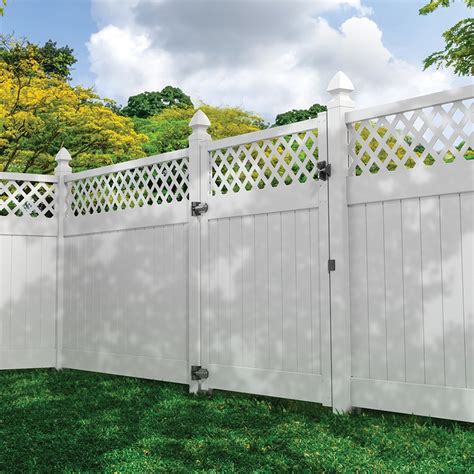 vinyl fences for yard 6ft8fit.